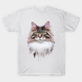 A Big Cat with a Serious Look T-Shirt